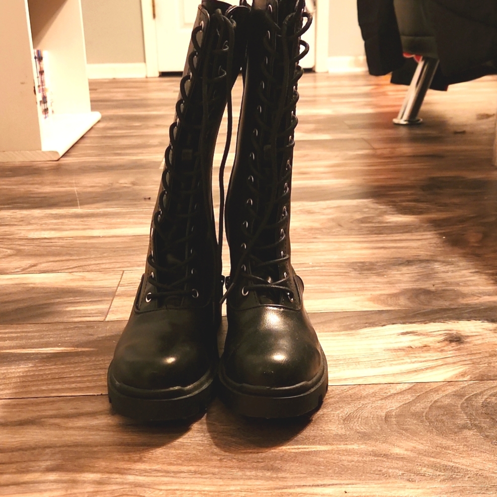Black boots